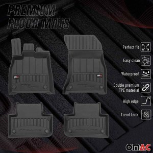 Audi Q5 Floor Mat - Omac - Proline Premium TPE - Black - '18-'25